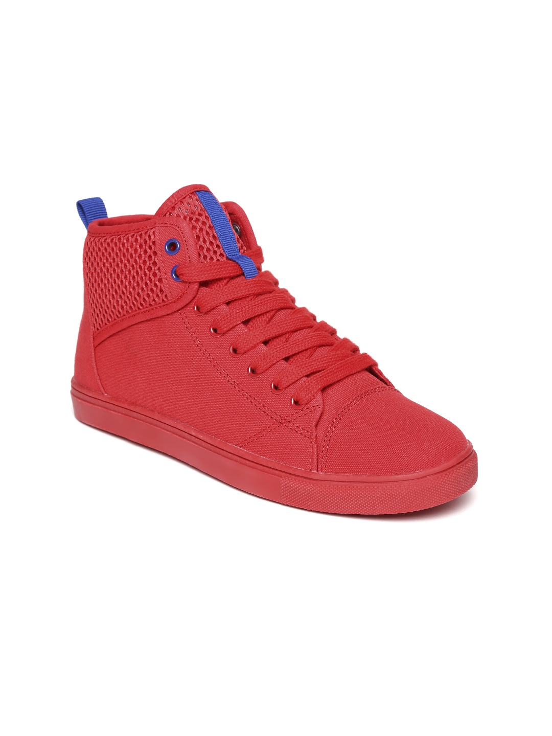 Buy United Colors Of Benetton Women Red Sneakers - Casual Shoes for ...