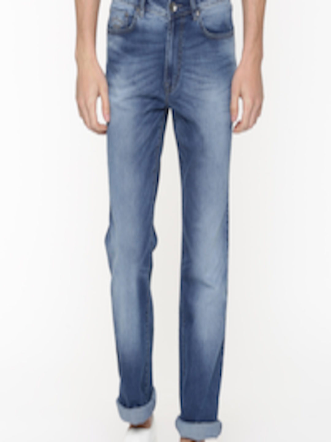 Buy Pepe Jeans Men Blue Kingstone Regular Fit Mid Rise Clean Look ...
