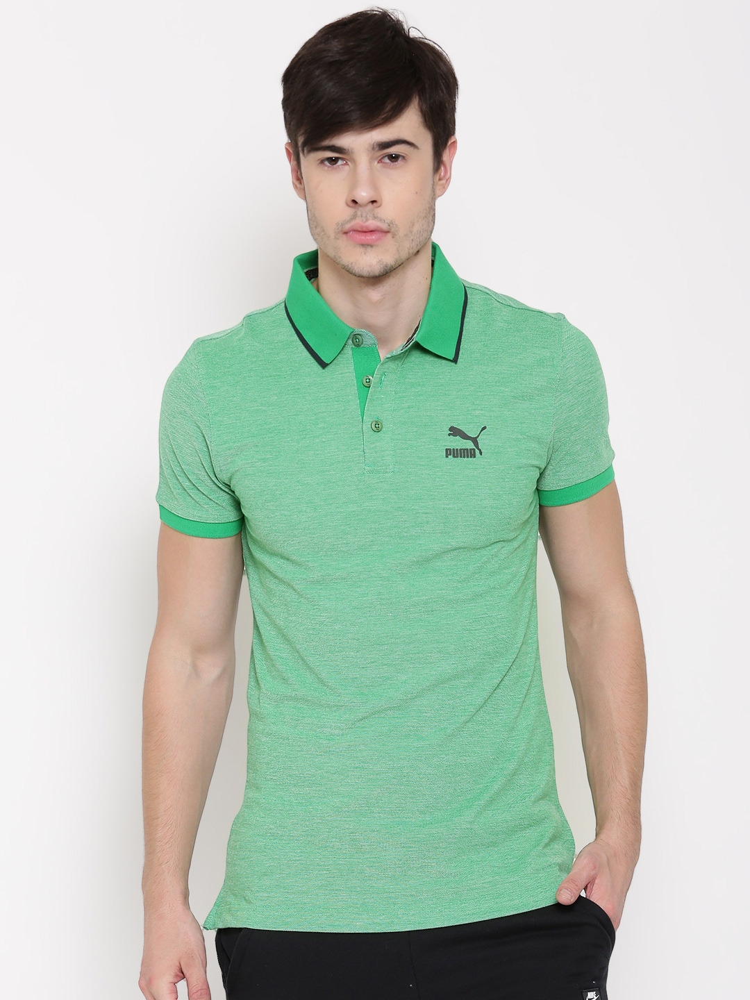 puma olive green tshirt