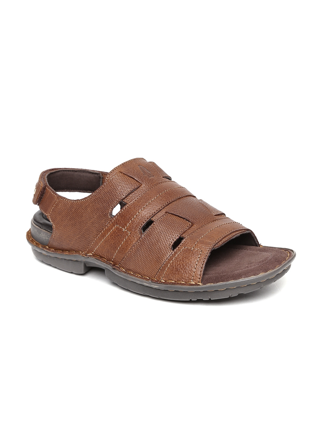 hush puppies mens leather sandals