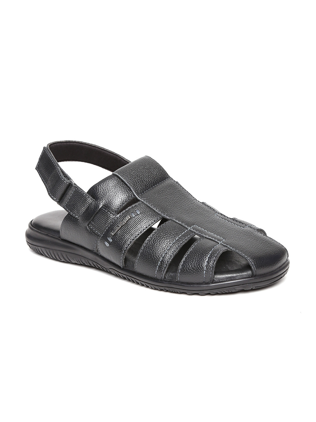Buy Hush Puppies Men Black Leather Comfort Sandals Sandals for Men 2317064 Myntra