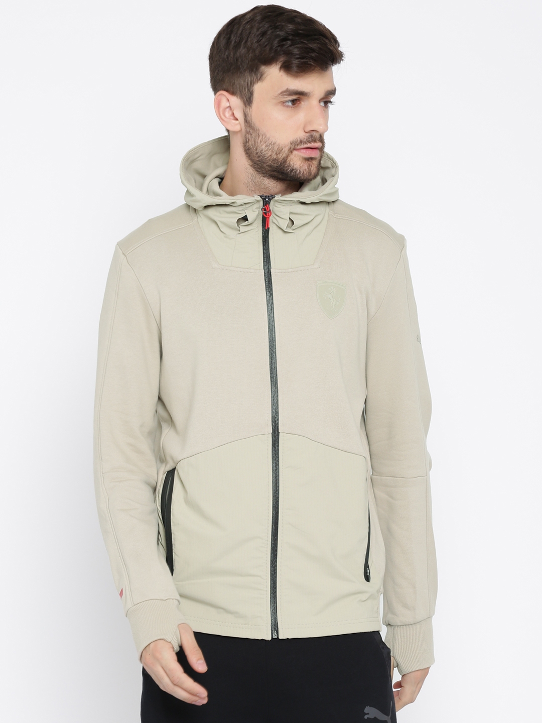 puma ferrari men beige