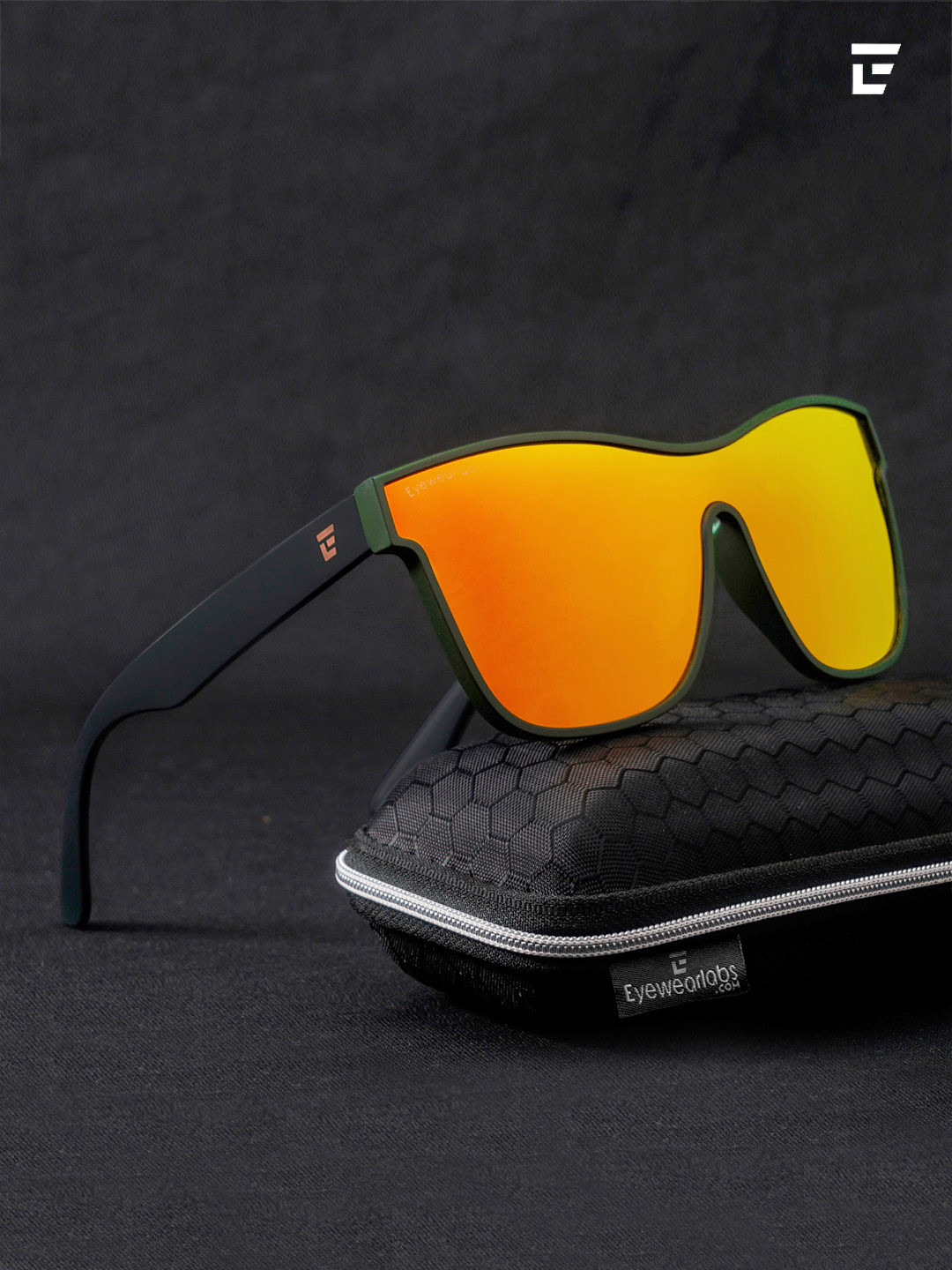 Buy Eyewearlabs Shield Lens With Polarised And UV Protected Sunglasses