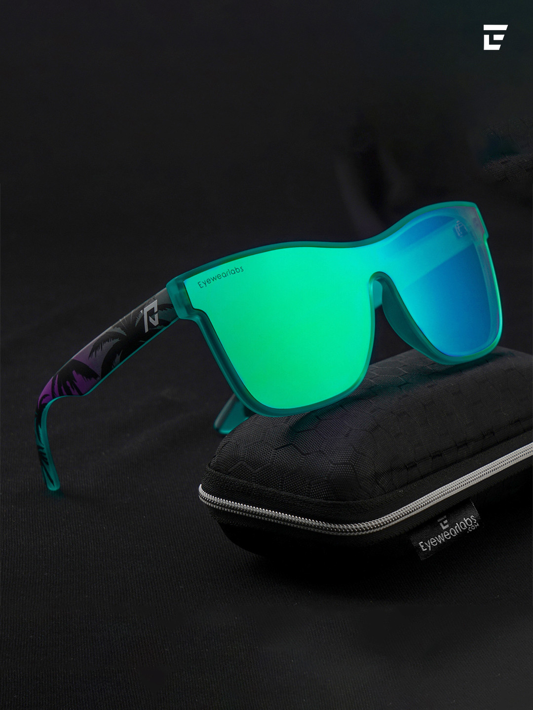 Buy Eyewearlabs Shield Lens With Polarised And UV Protected Sunglasses