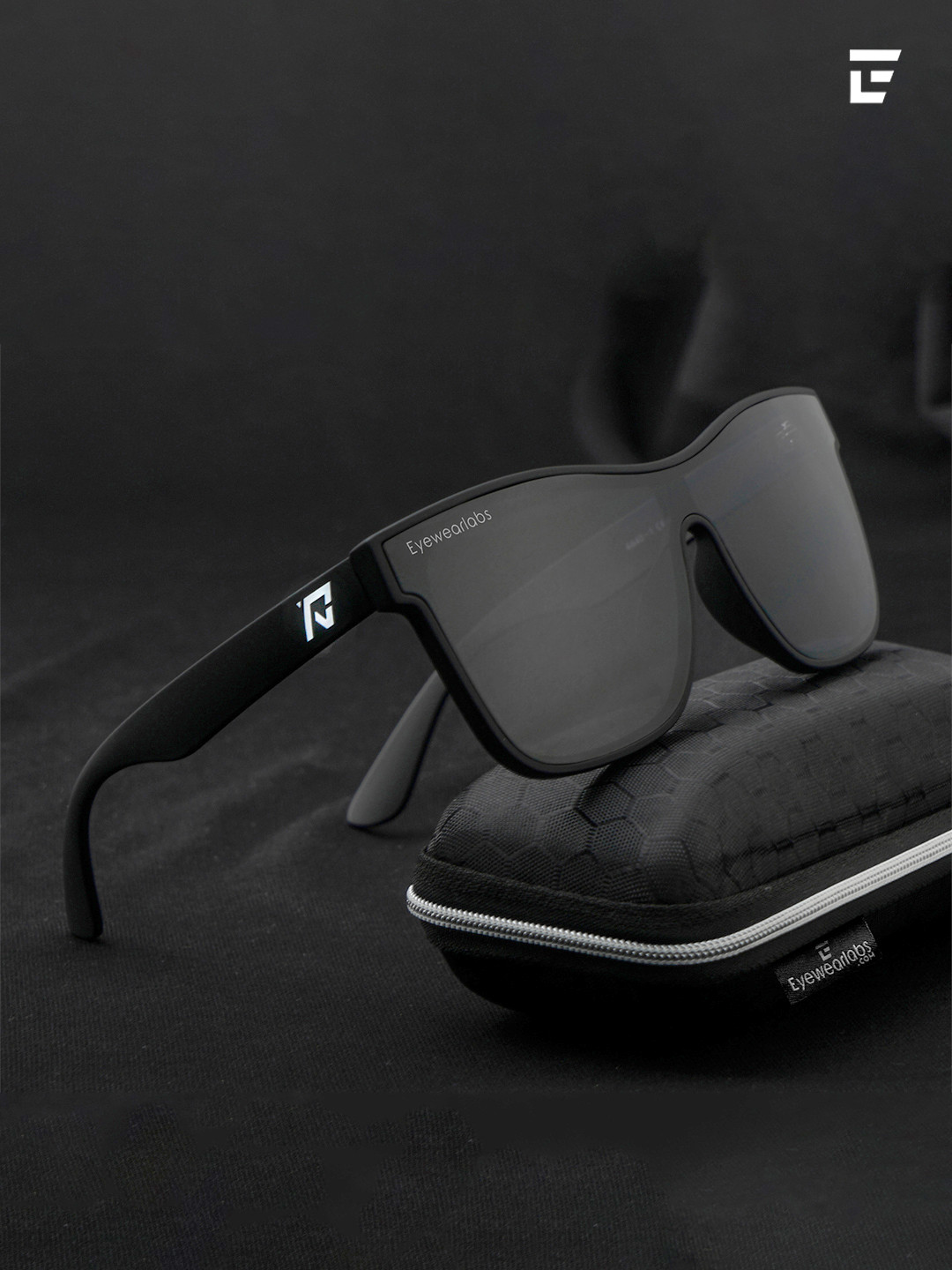 Buy Eyewearlabs Shield Lens With Polarised And UV Protected Sunglasses