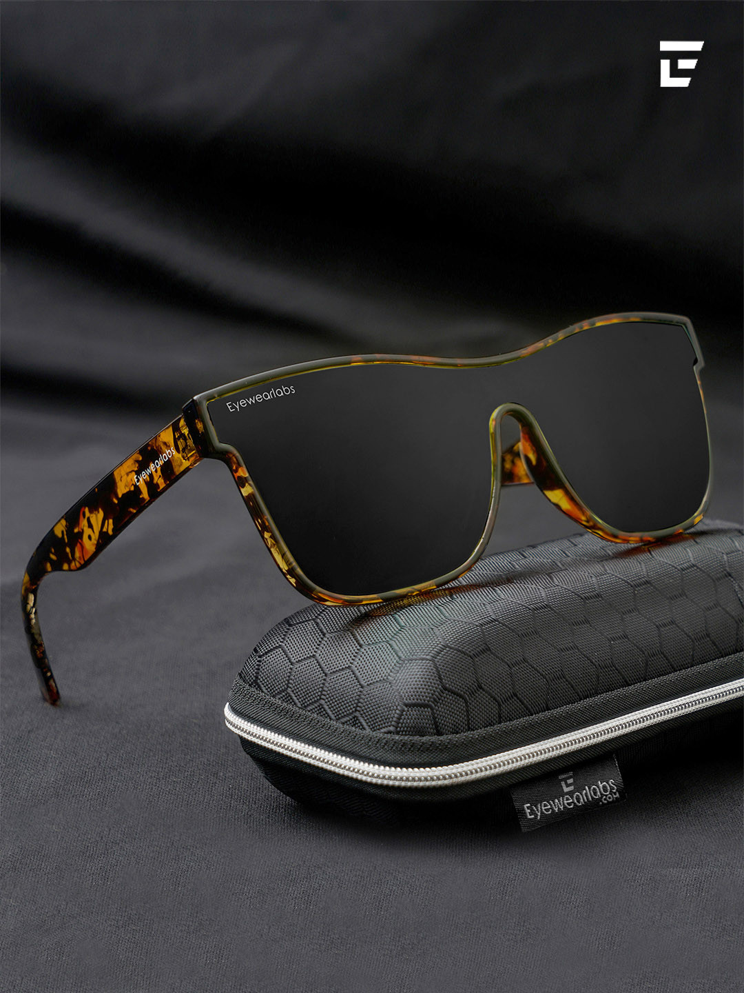 Buy Eyewearlabs Shield Lens With Polarised And UV Protected Sunglasses