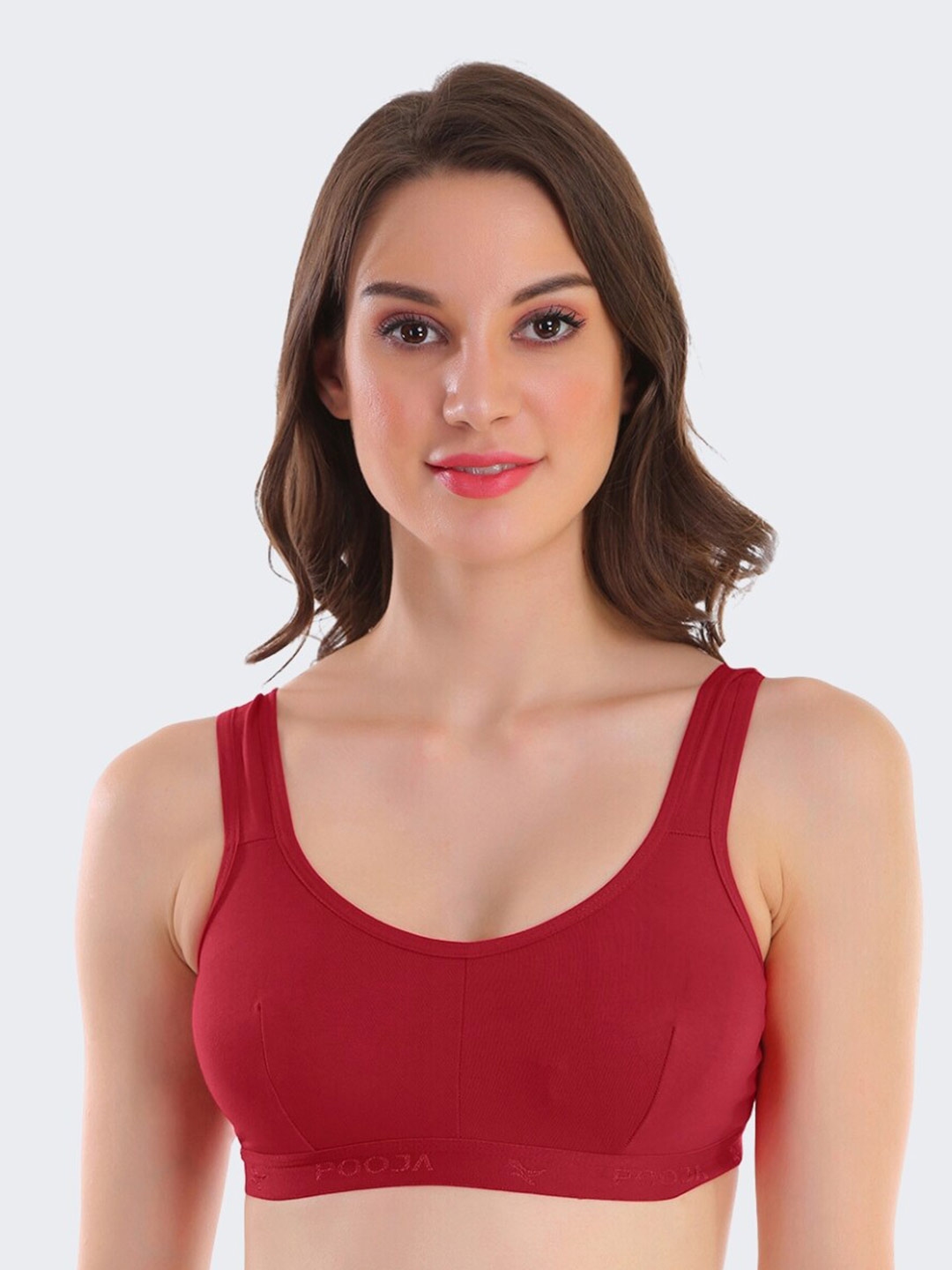 Buy POOJA RAGENEE Full Coverage All Day Comfort Cotton Workout Bra