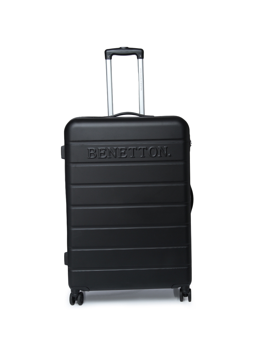 united colors luggage black 20in