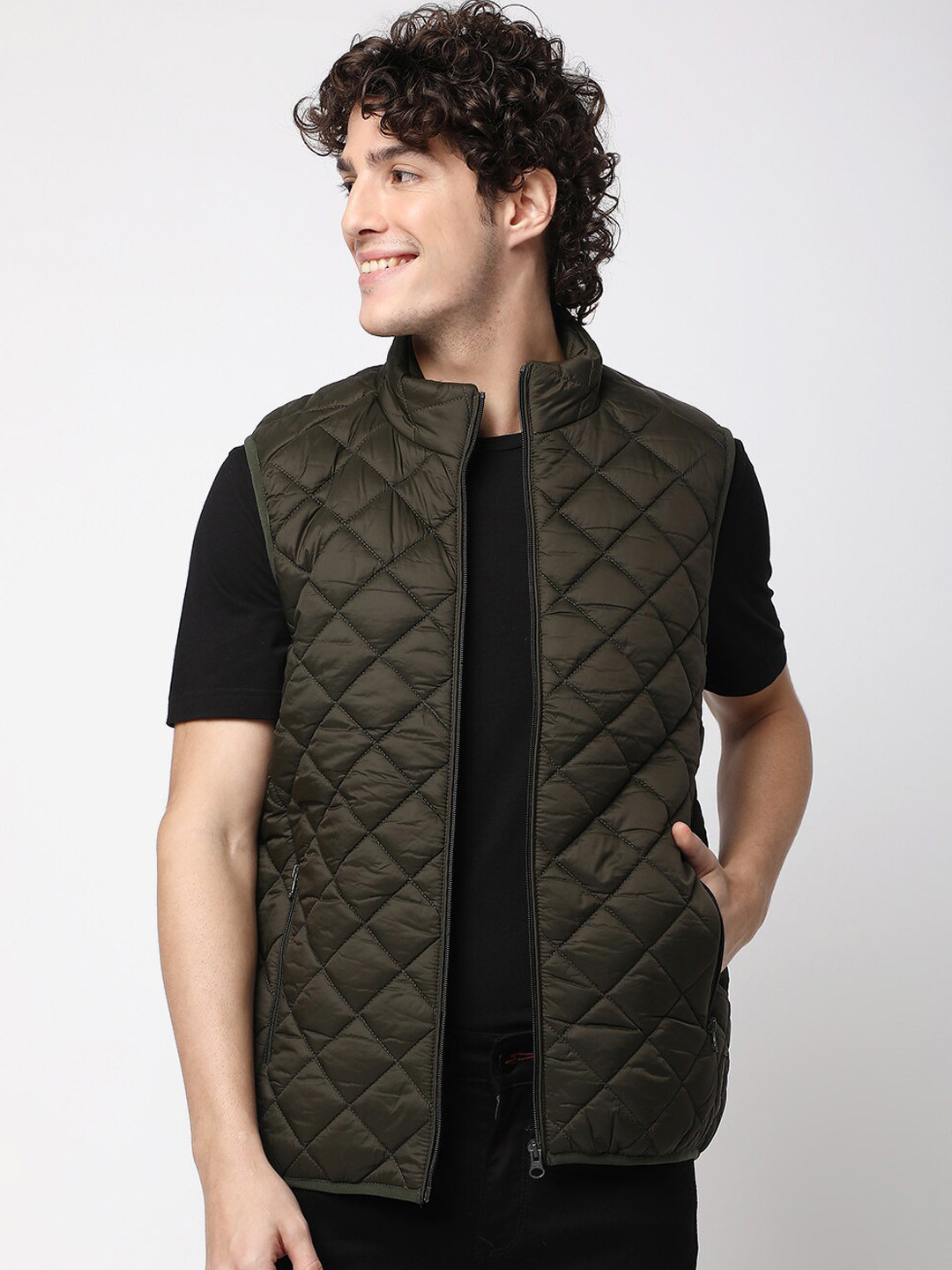 Buy Mufti Lightweight Sleeveless Quilted Jacket Jackets for Men