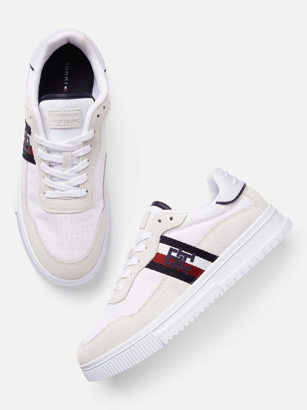 Buy Tommy Hilfiger Men Supercup Leather Sneakers Casual Shoes for Men