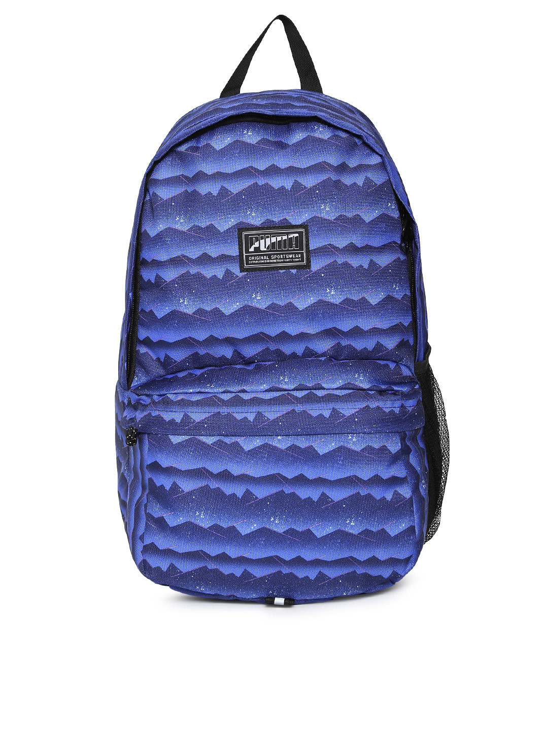 Buy Puma Unisex Blue Printed Academy Backpack Backpacks for Unisex