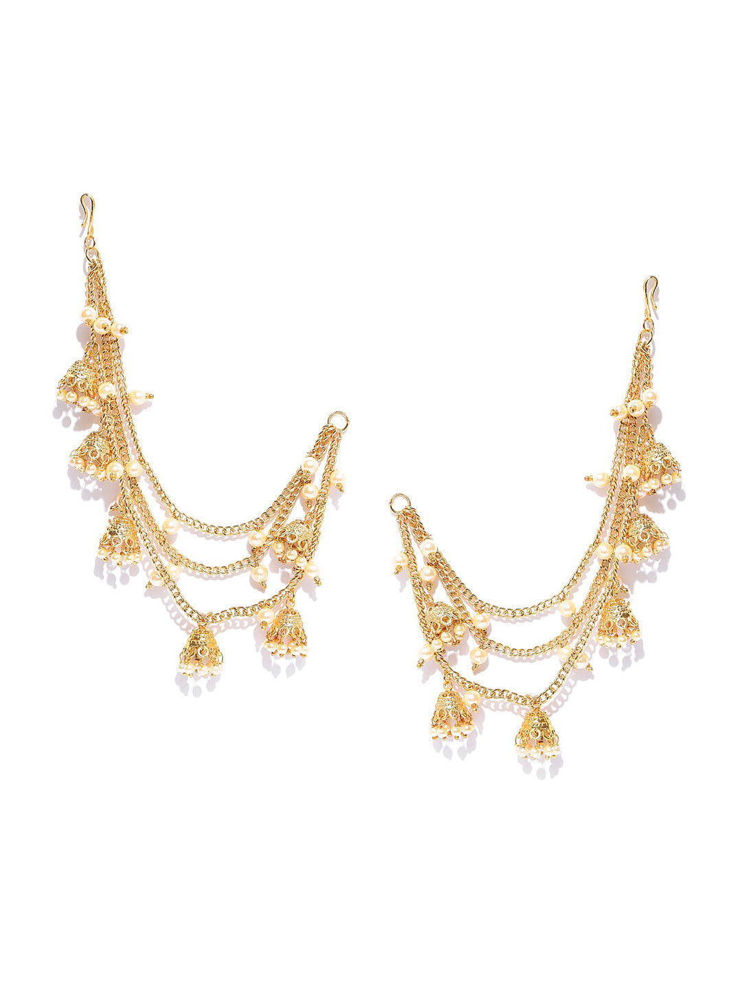 Buy Anouk Gold Plated Contemporary Ear Cuff Earrings Earrings for
