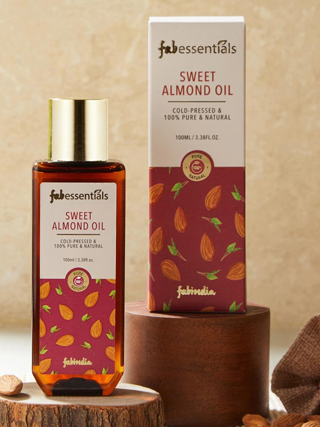 Buy Fabindia Cold Pressed Sweet Almond Oil 100 Ml Hair Oil for Unisex