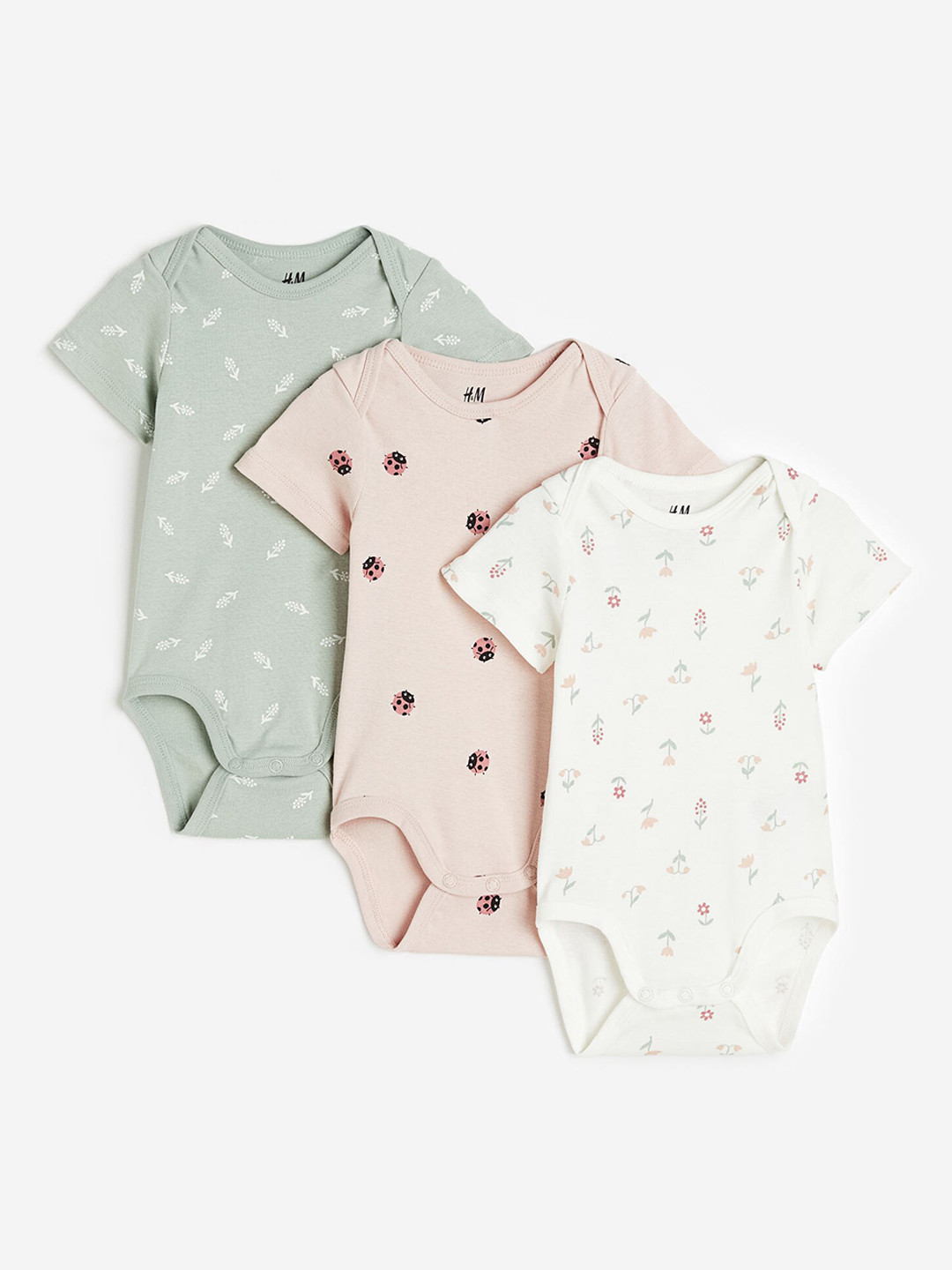 Buy H&M Infant Boys 3 Pack Cotton Bodysuits Bodysuit for Boys