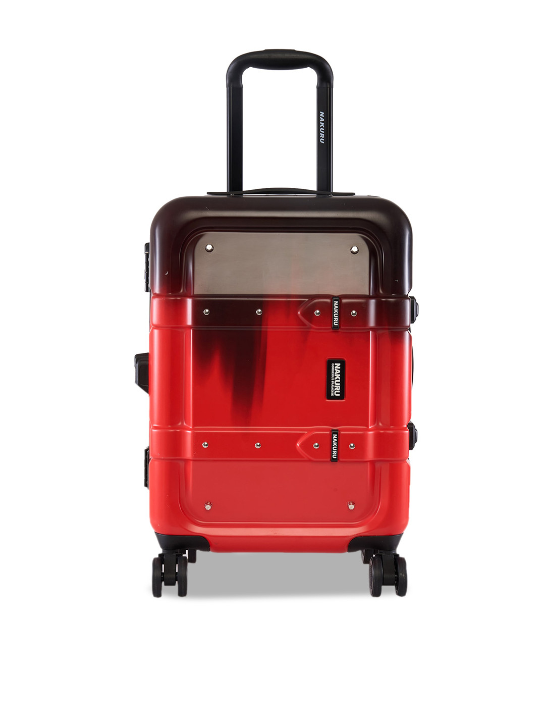 Buy NAKURU Night Sky Red Black Hard 20" Cabin Luggage Trolley Bag for