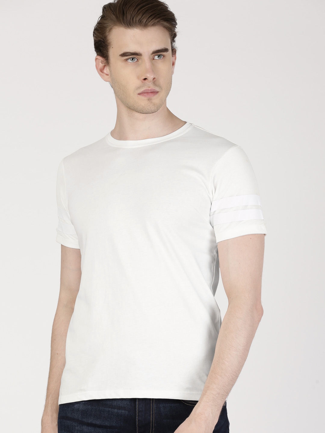 myntra plain t shirt