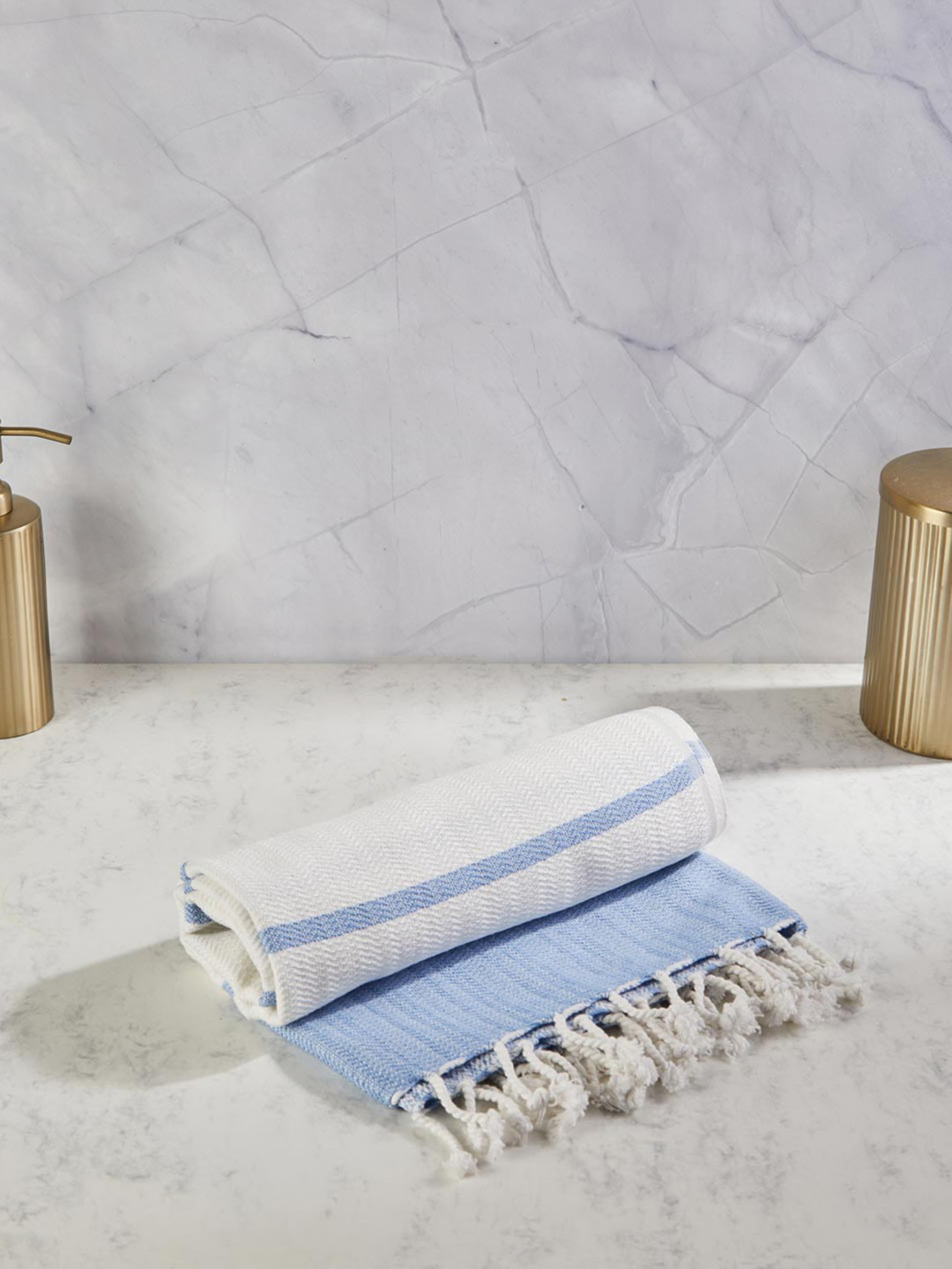 Buy Fabindia Kani Cotton Bath Towel Bath Towels for Unisex 23269038