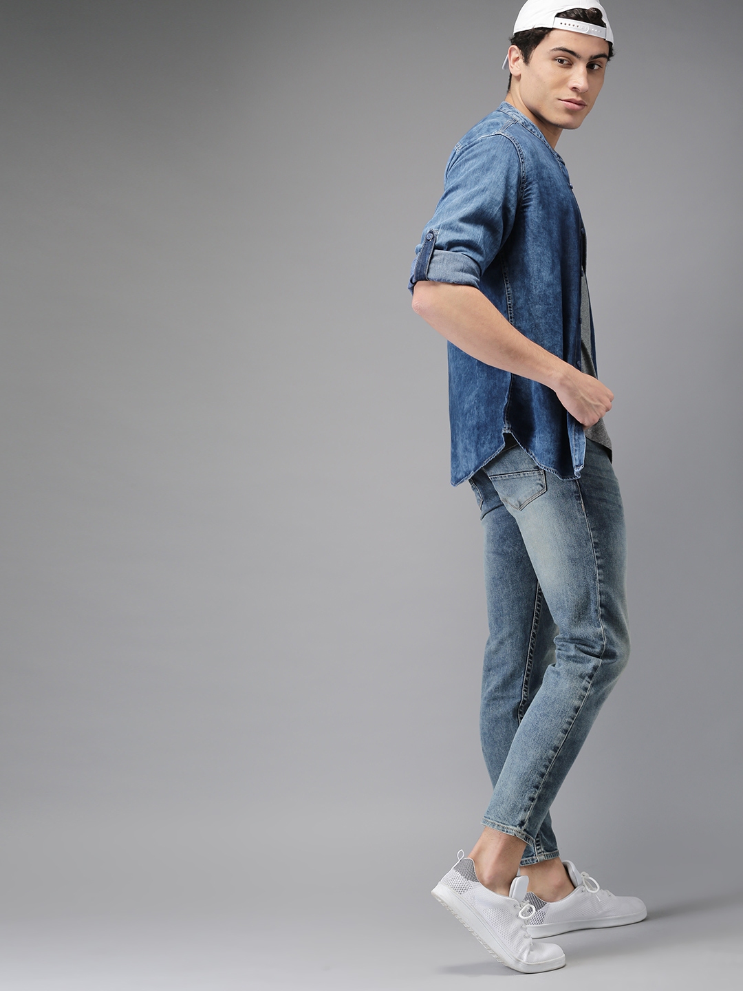 denim shirts myntra