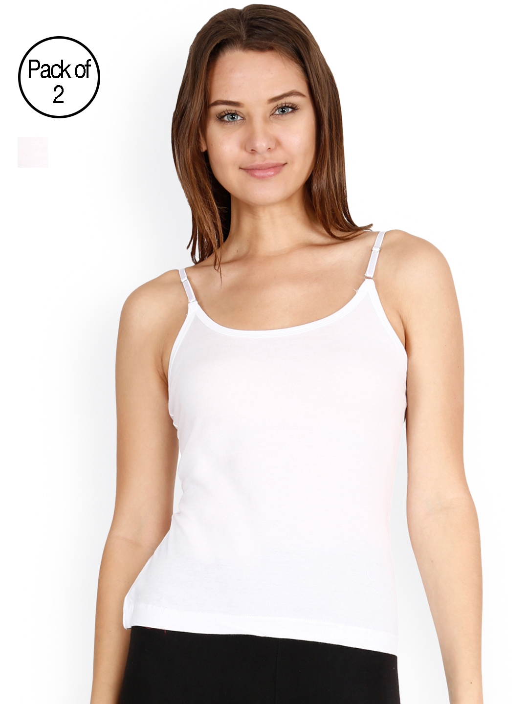 Buy LUX Cozi For Her Pack Of 2 Camisoles LC4H CAMI GG - Camisoles for ...