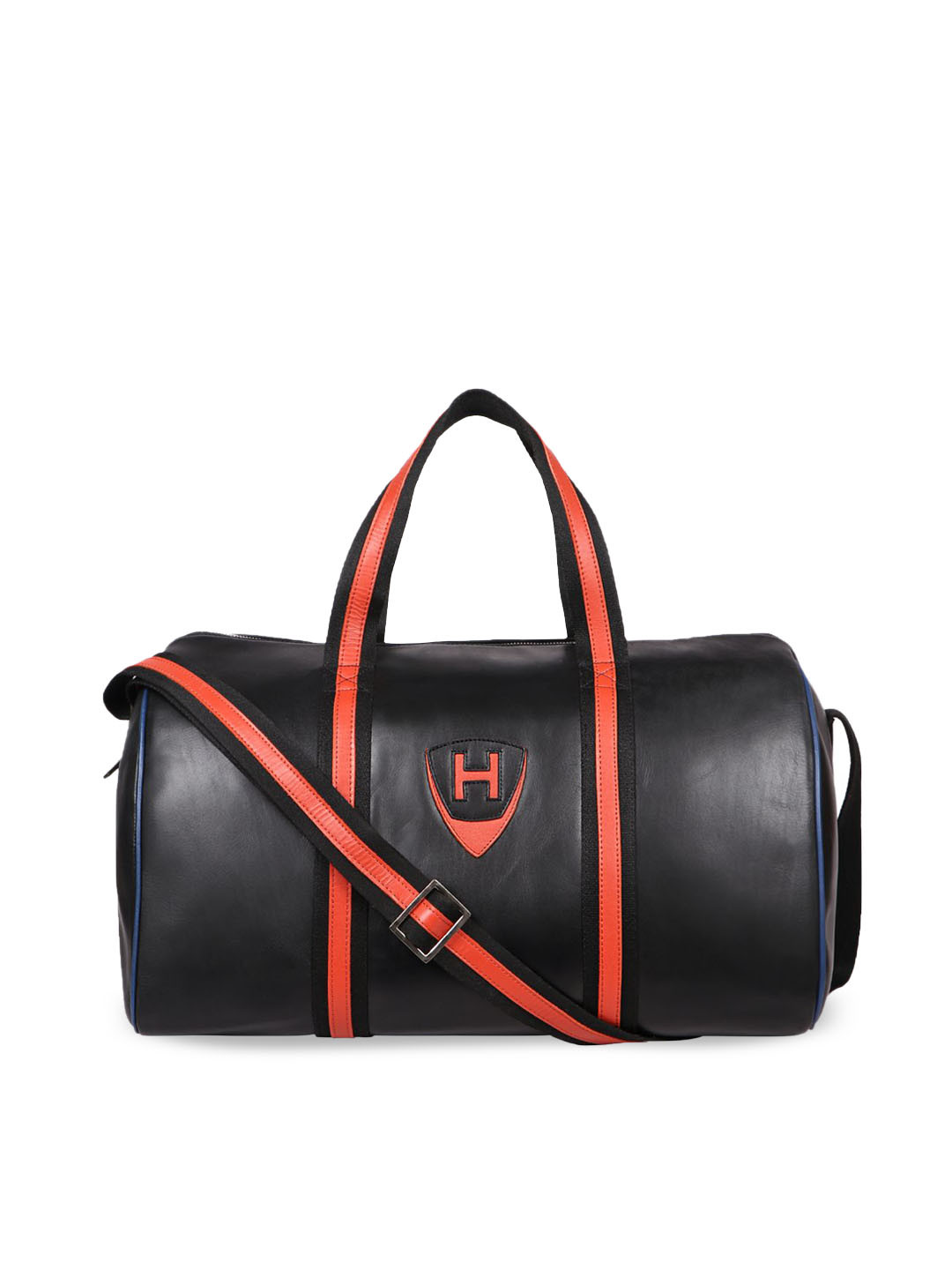 Buy Hidesign Leather Black Duffel Bag Duffel Bag for Unisex 23293768