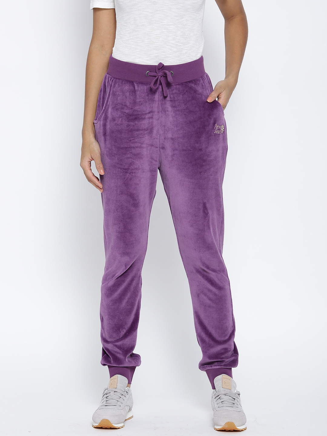topshop purple joggers
