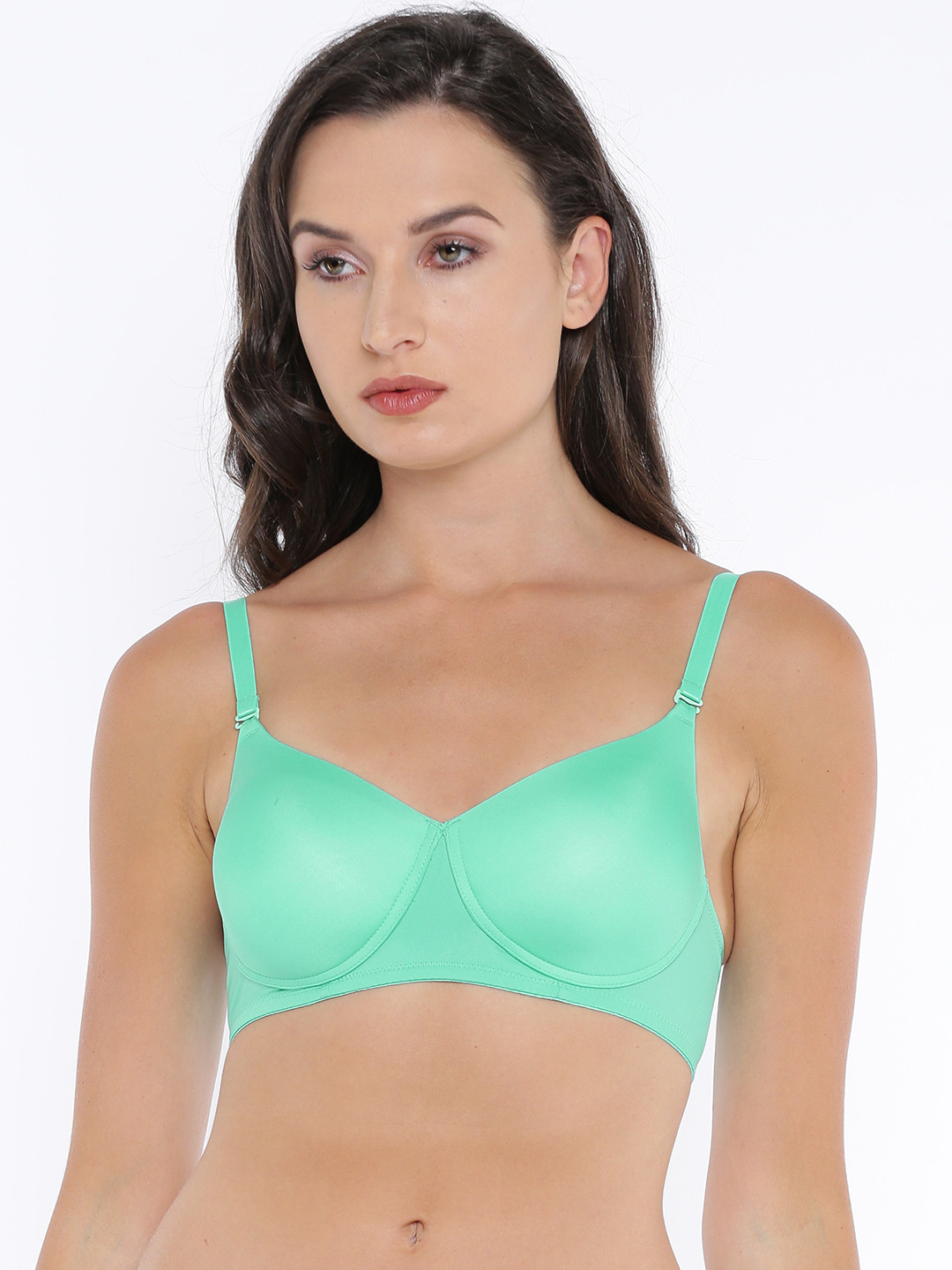 Buy Lovable Sea Green Solid Non Wired Lightly Padded Everyday Bra Bra