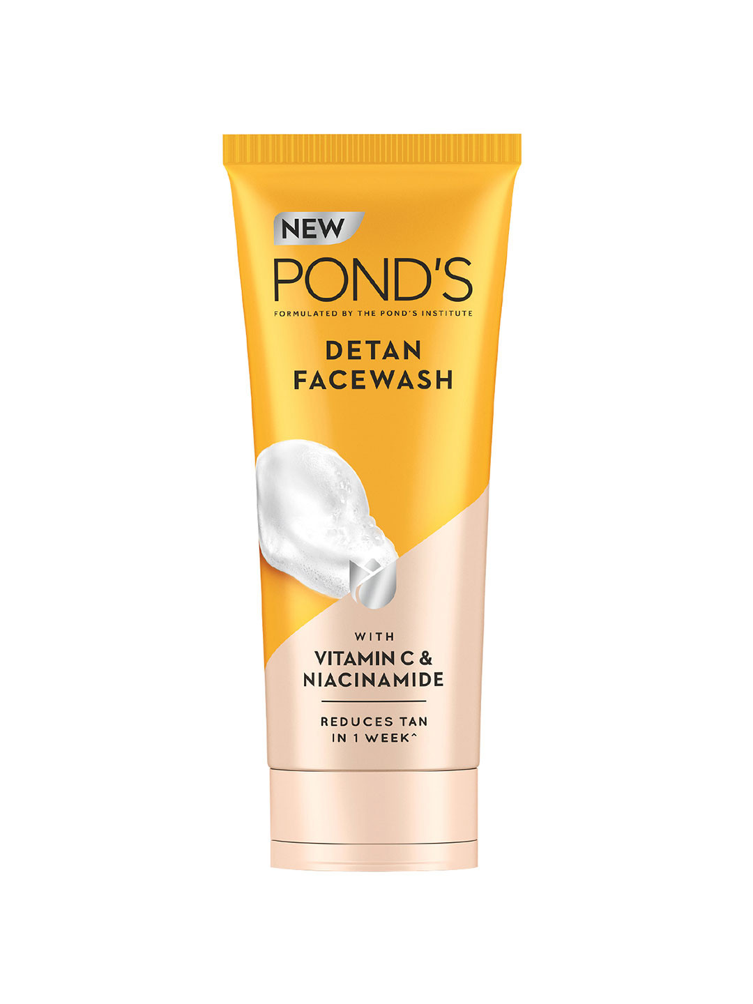 Buy Ponds Detan Face Wash With Vitamin C & Niacinamide For Tan