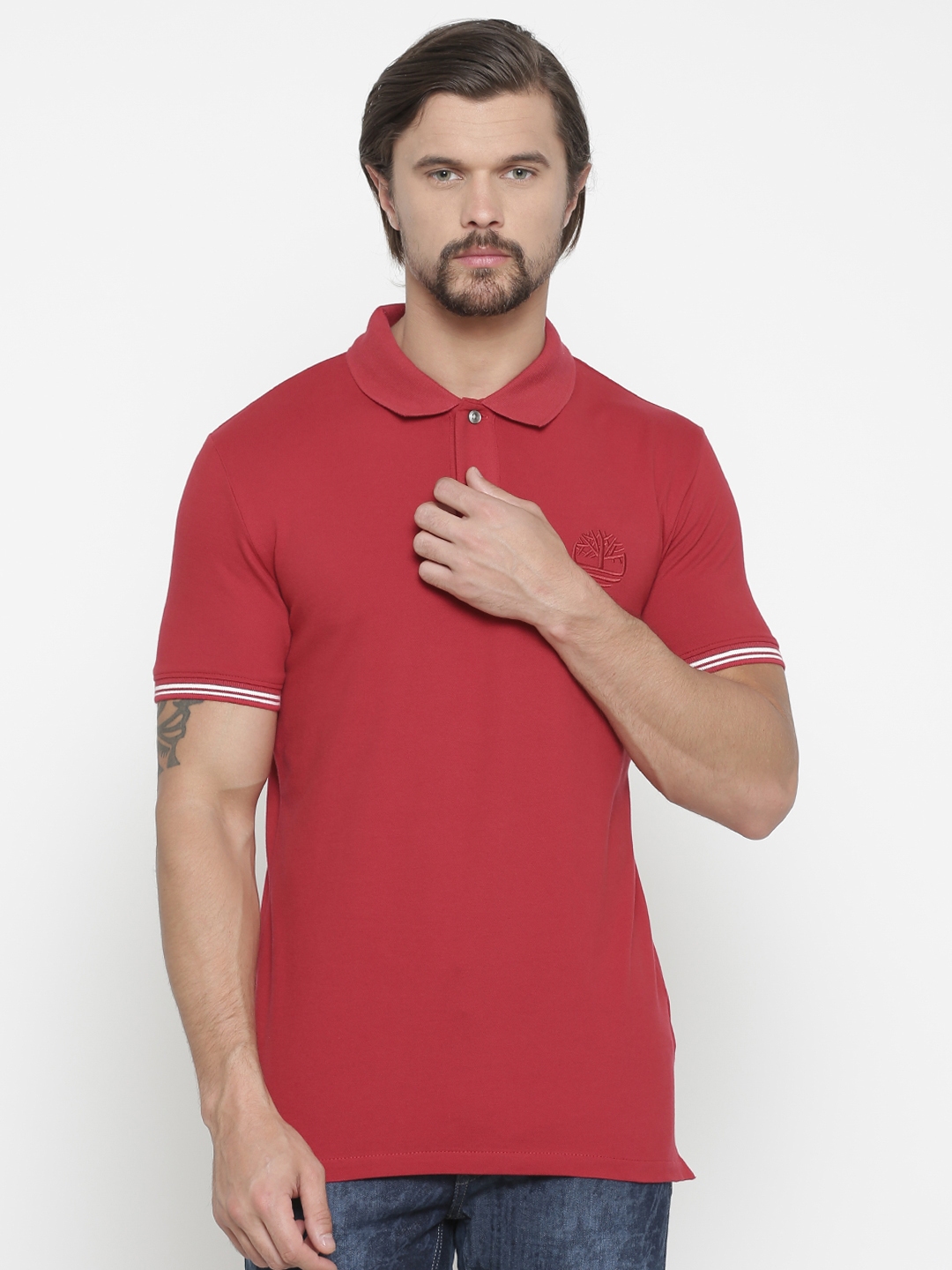timberland collar t shirt