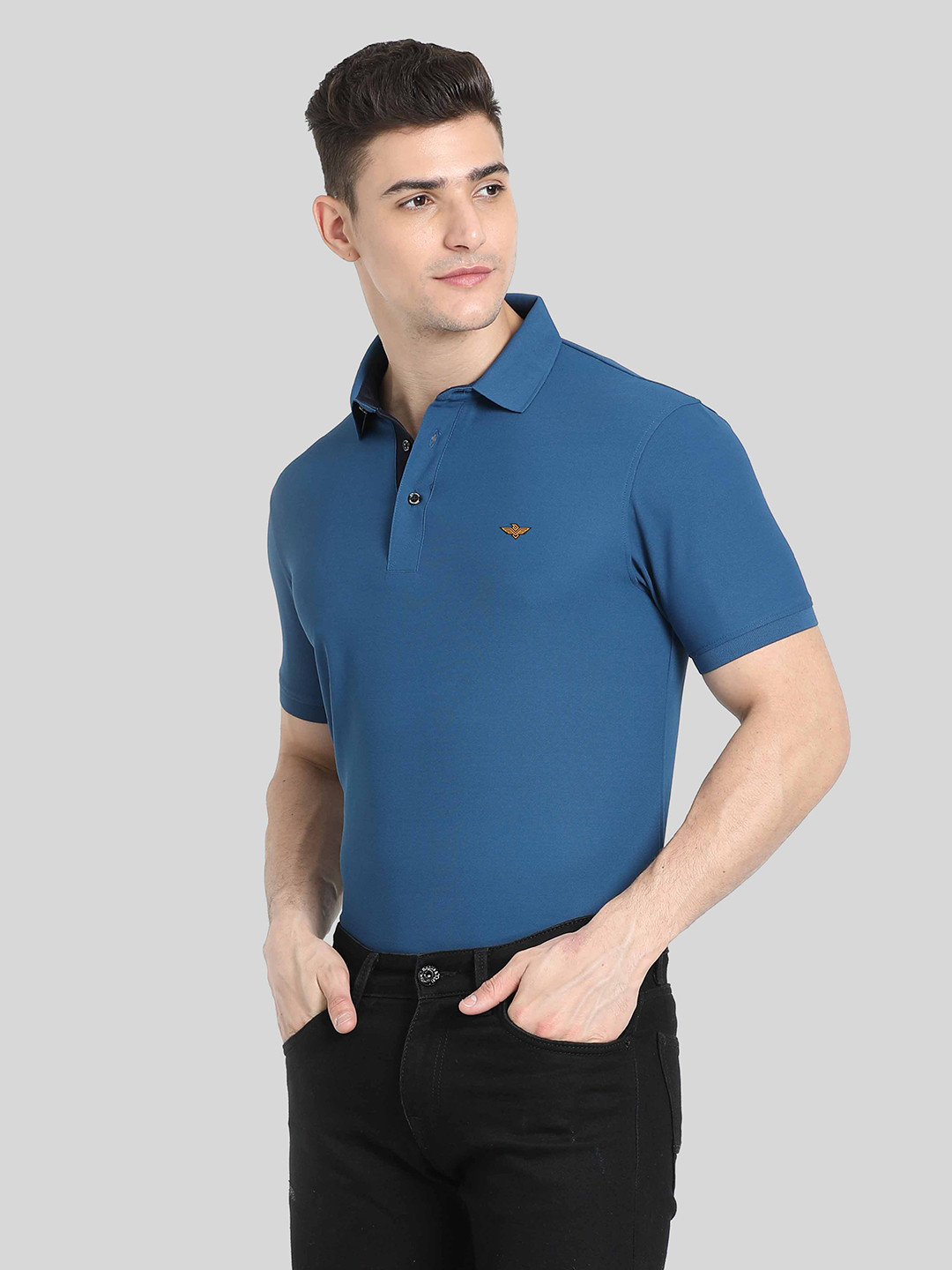 Gant Men Cream Polo Collar Short Sleeves Tshirt