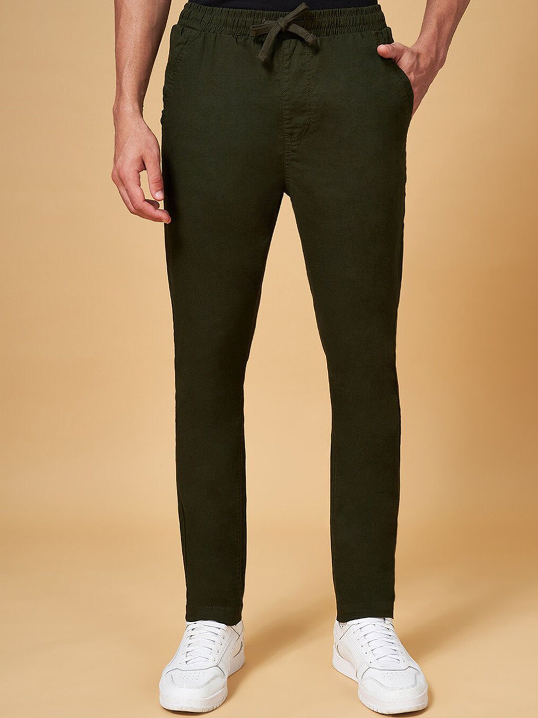 Urban Ranger Buy Urban Ranger By Pantaloons Men Slim Fit Cotton Trousers - Trousers ...