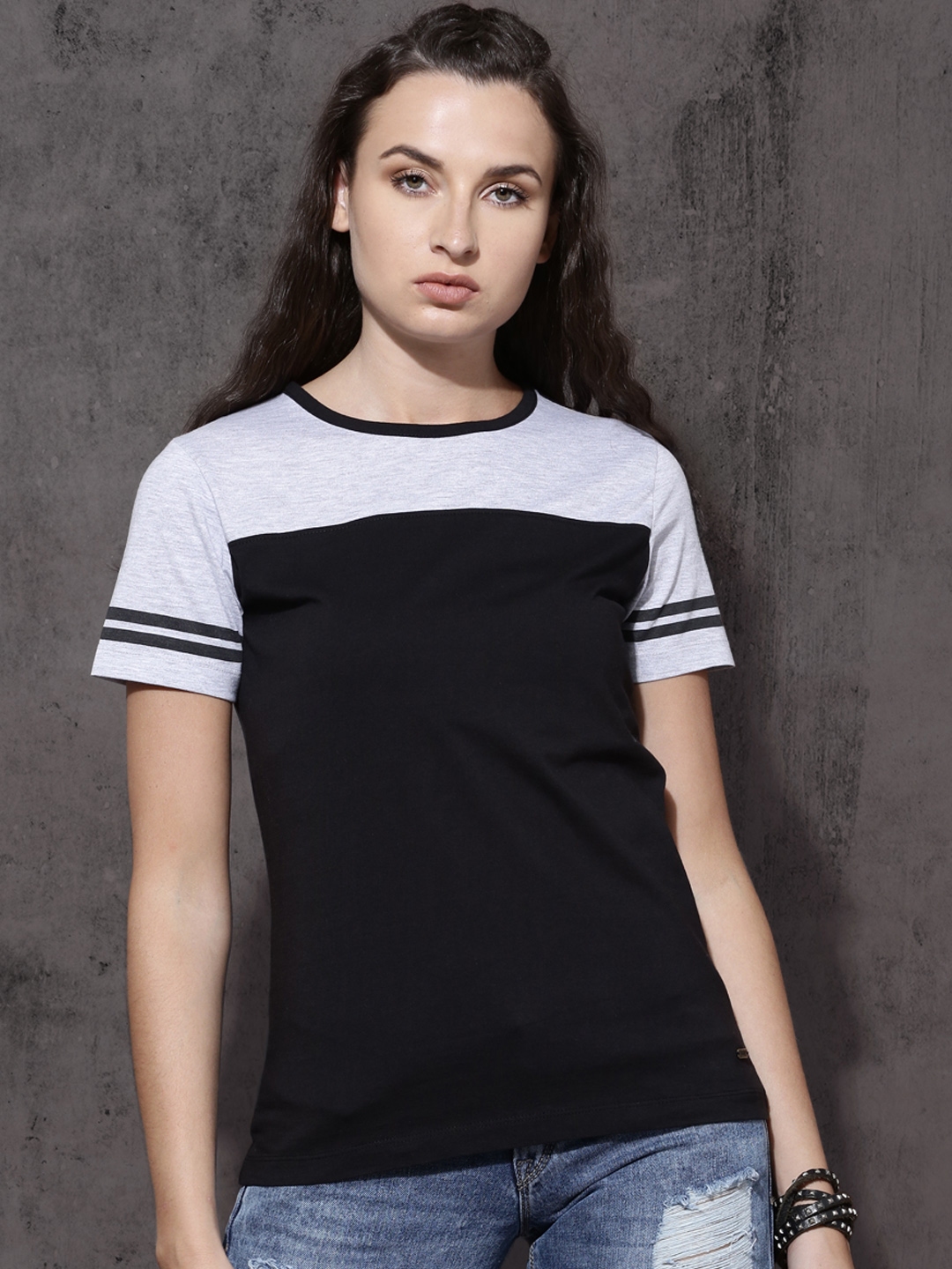 colourblocked t shirt
