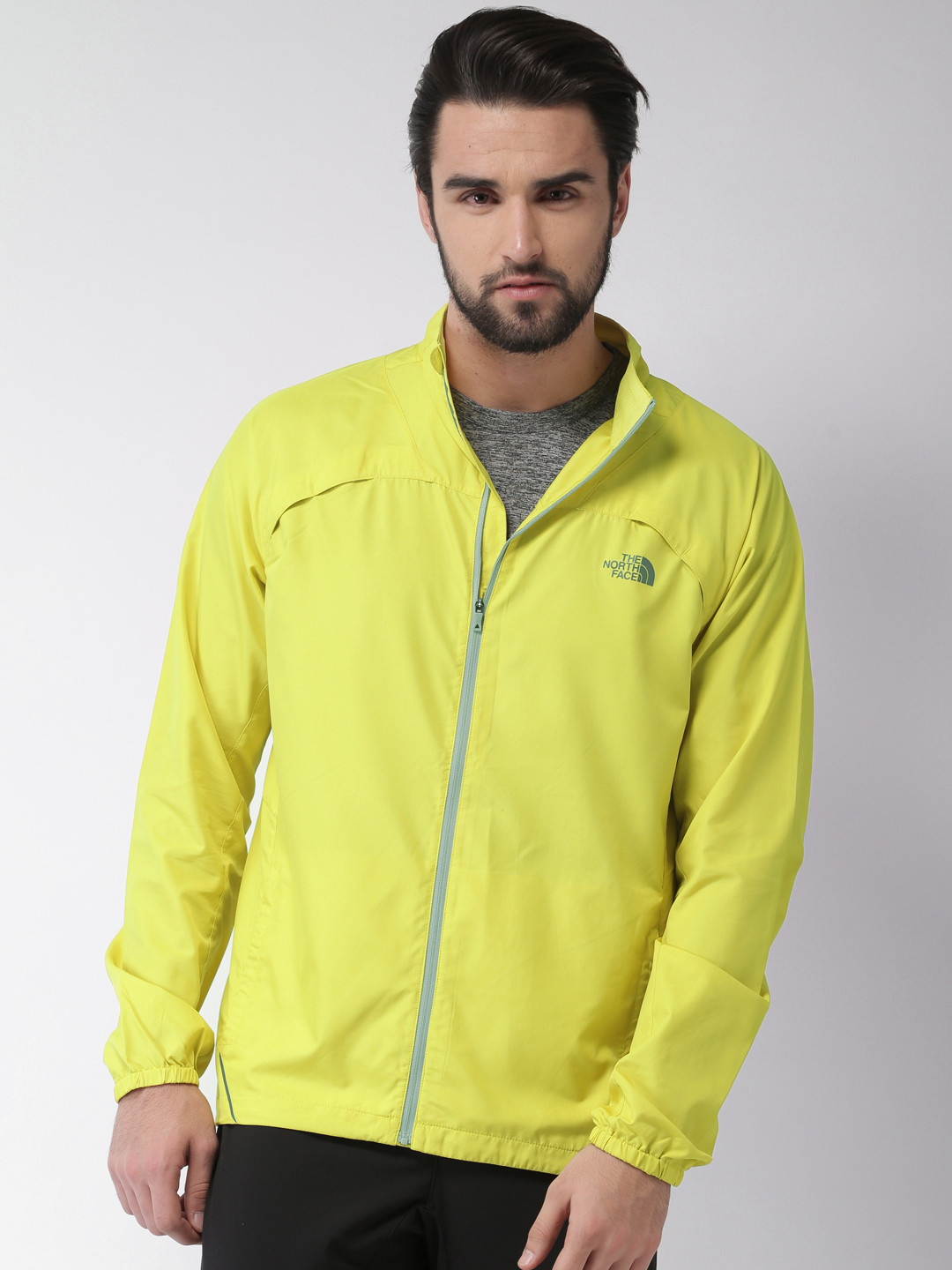 Buy The North Face Fluorescent Green Solid M RAPIDO Sporty Jacket