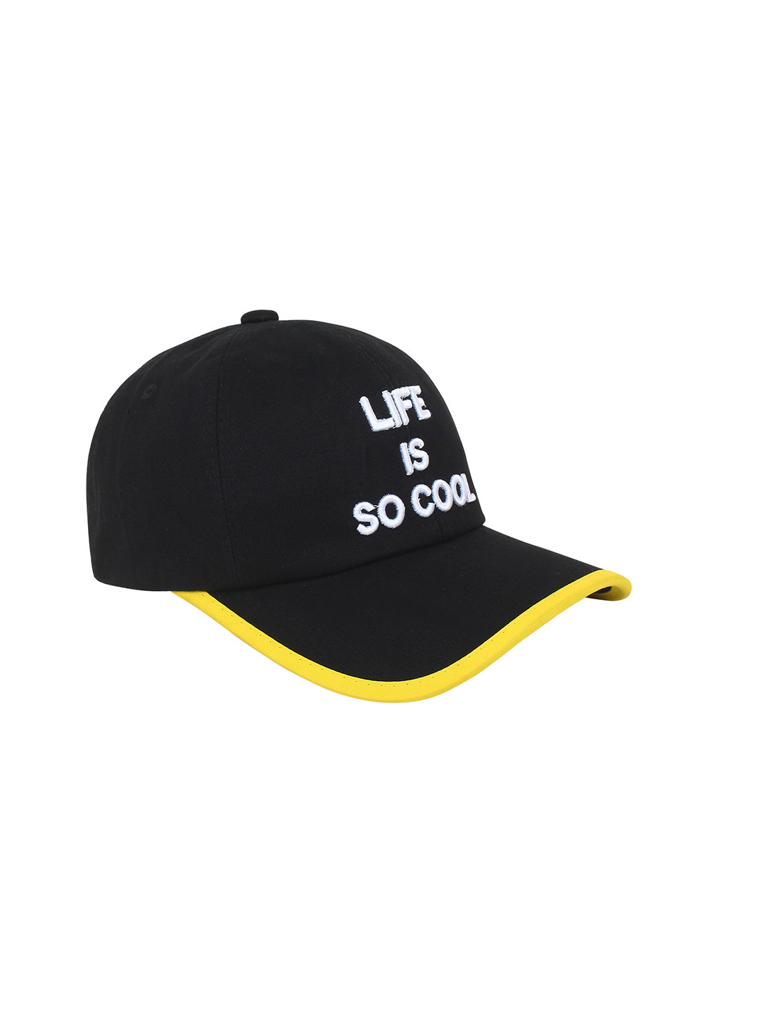 Buy Zacharias Unisex Black & White Printed Baseball Cap Caps for