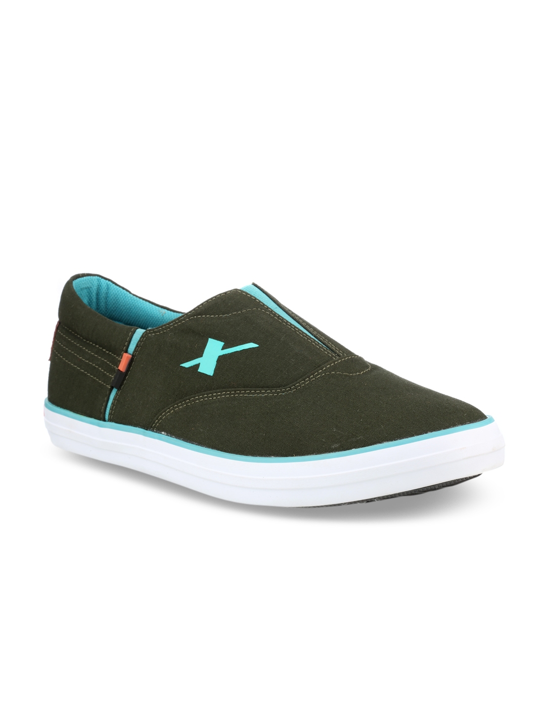 sparx olive green canvas shoes