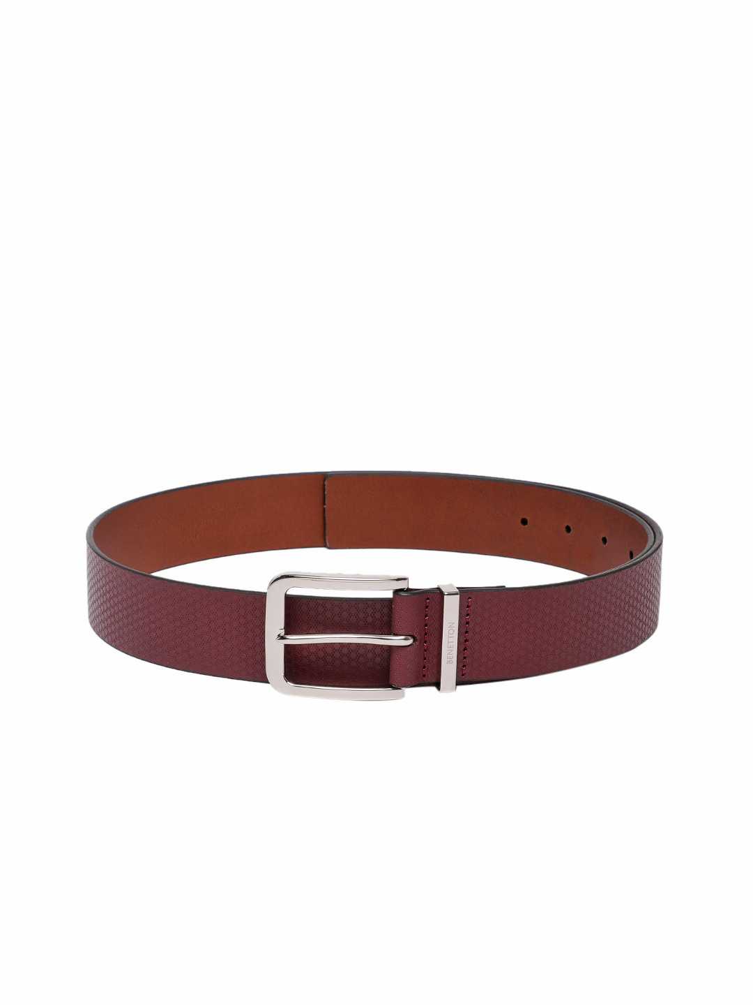 benetton leather belt