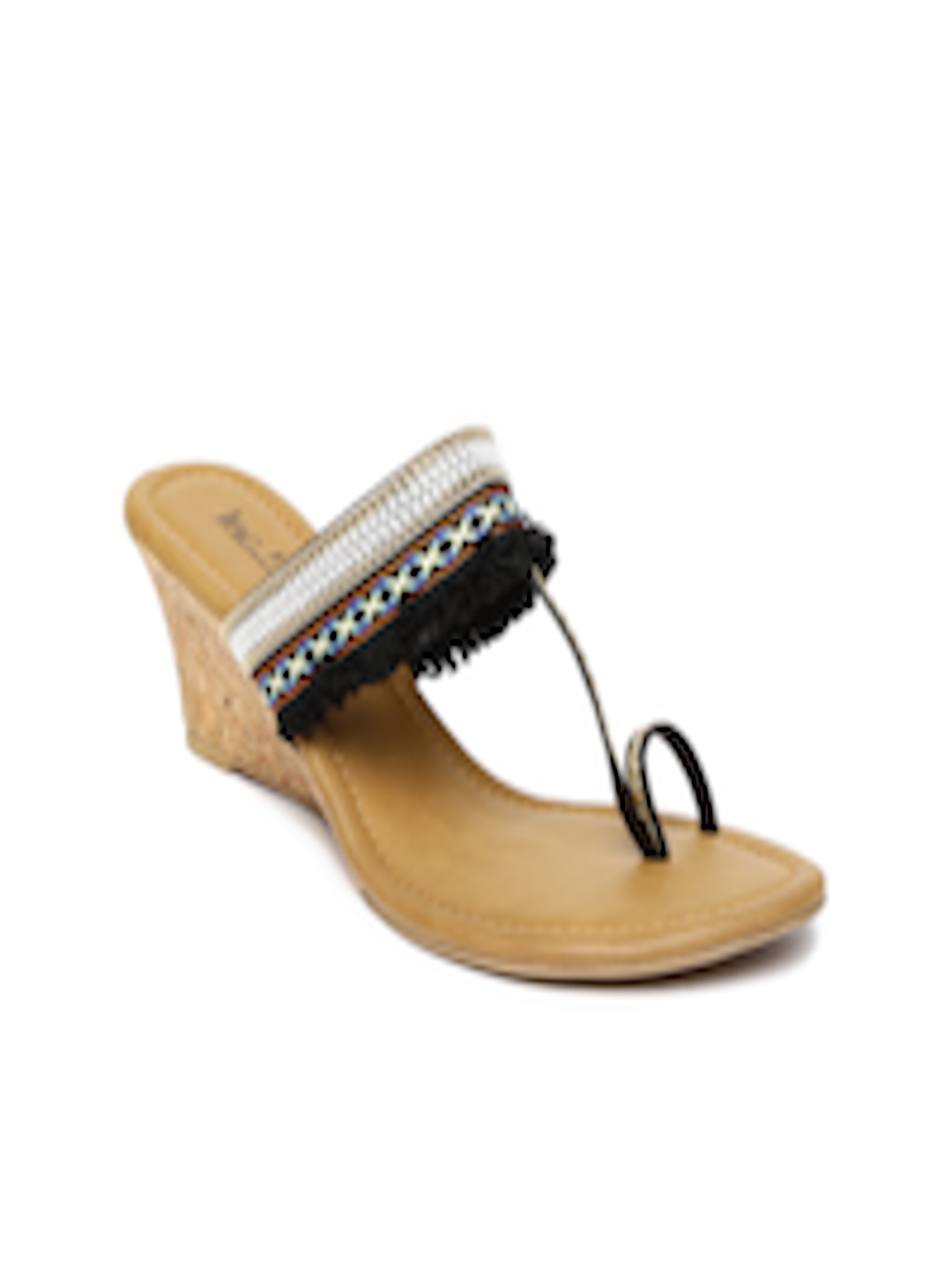 Buy Inc 5 Women Black Solid Sandals - Heels for Women 2336010 | Myntra