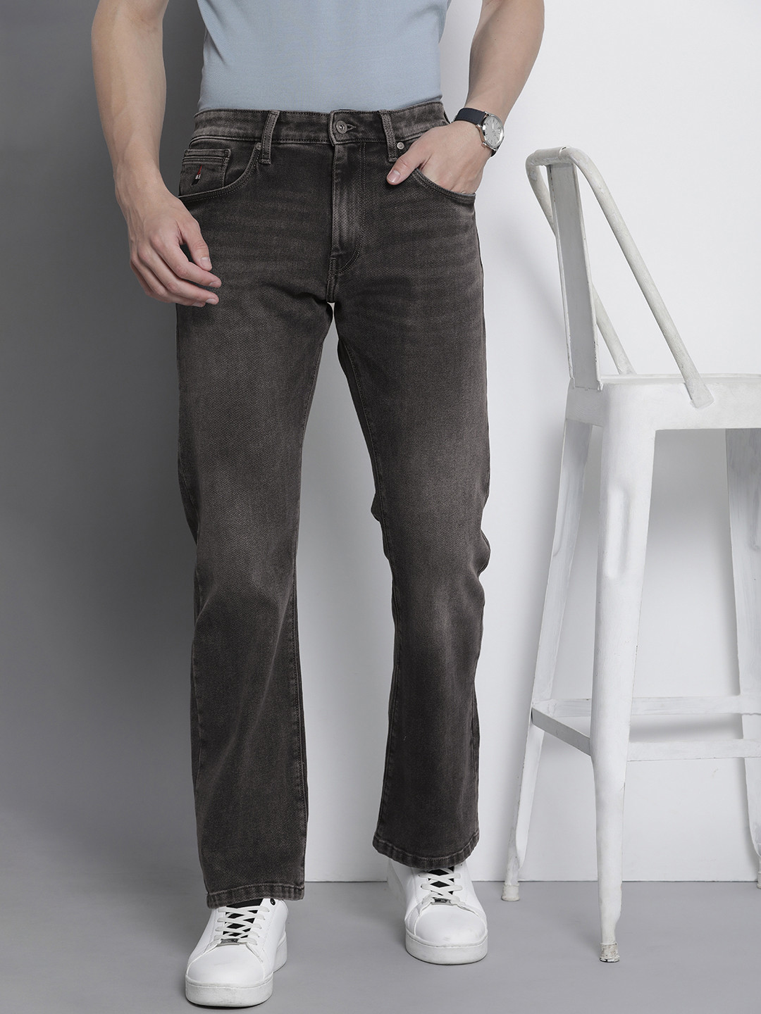 Buy Nautica Men Bootcut Light Fade Stretchable Jeans Jeans for Men