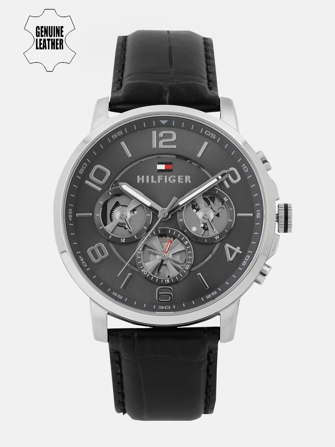 Tommy Hilfiger Men Gunmetal-Toned Analogue Watch NTH1791289