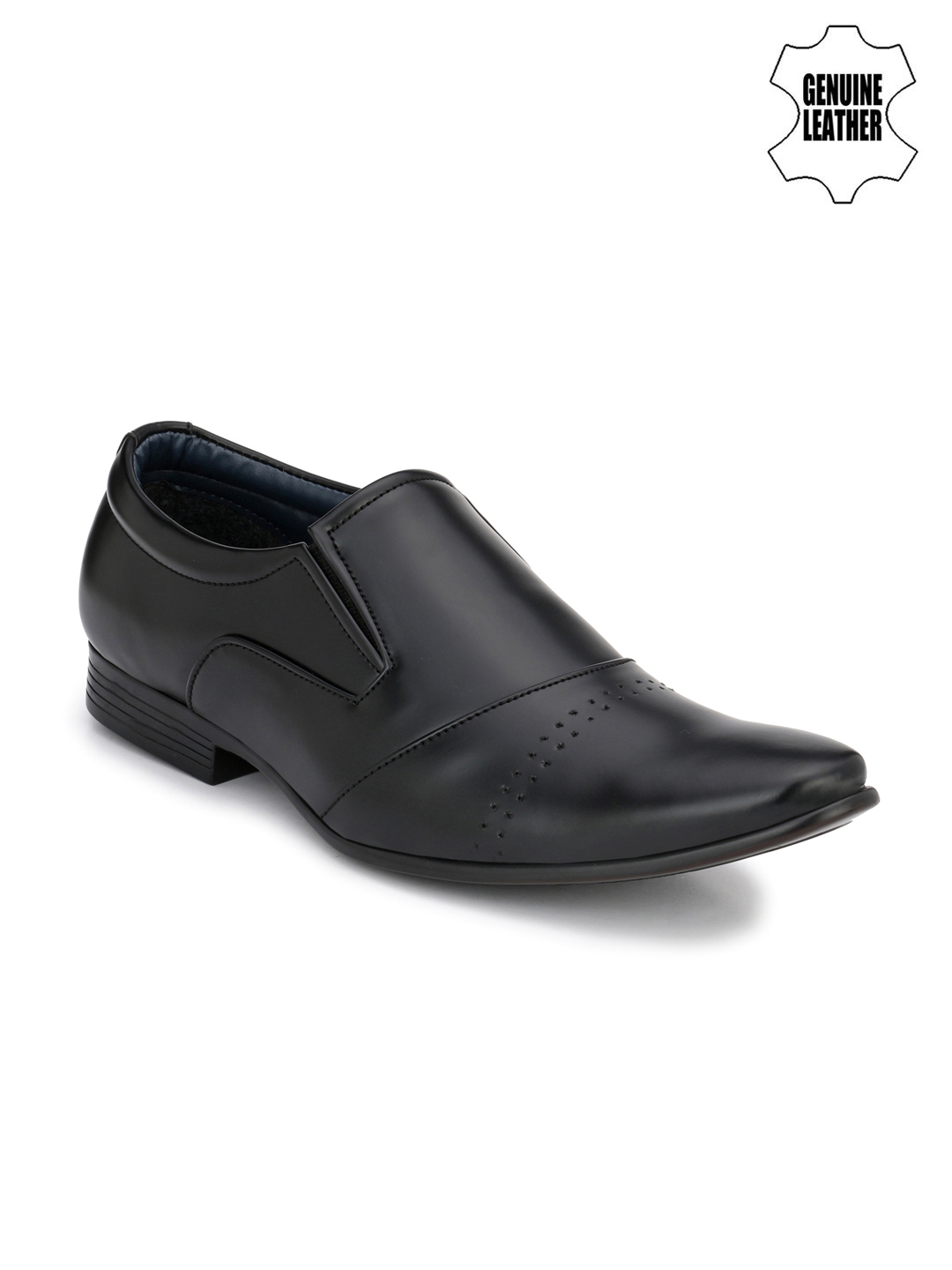 Buy Prolific Men Black Formal Slip Ons Formal Shoes For Men 2337083 Myntra 8773