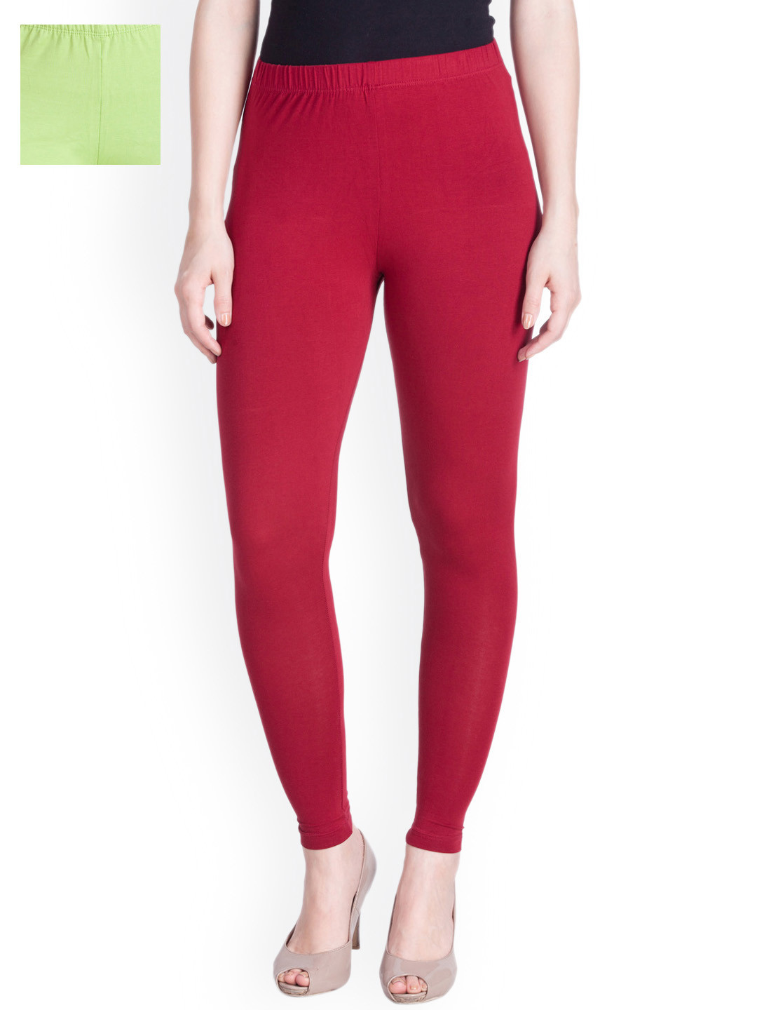 Buy LYRA Pack Of 2 Ankle Length Leggings Leggings for Women 2337374