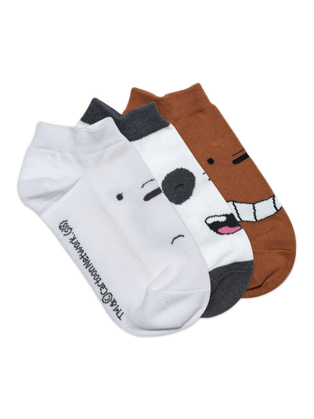 Buy Cartoon Network Kids Pack Of 3 Assorted Patterned Cotton Ankle