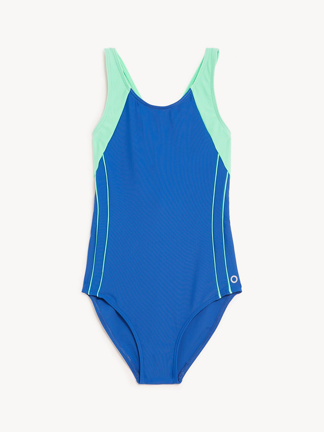 Buy Marks & Spencer Girls Colourblocked Bodysuit Swimwear Swimwear