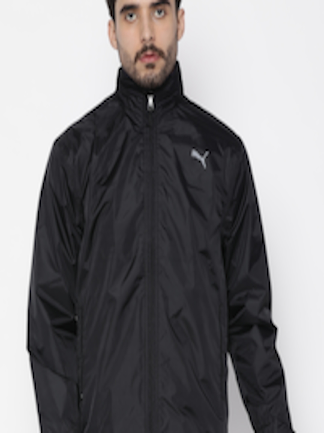Buy Puma Black Rain Jacket - Rain Jacket for Men 2338051 | Myntra