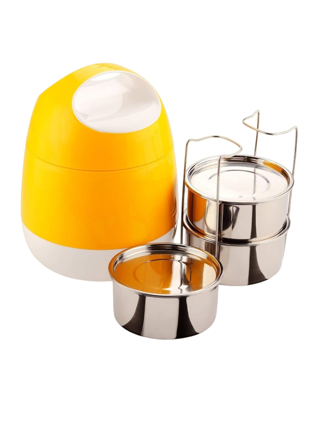 Buy SOPL OLIVEWARE Yellow 3 Pieces Leak Proof Lunch Boxes Kitchen