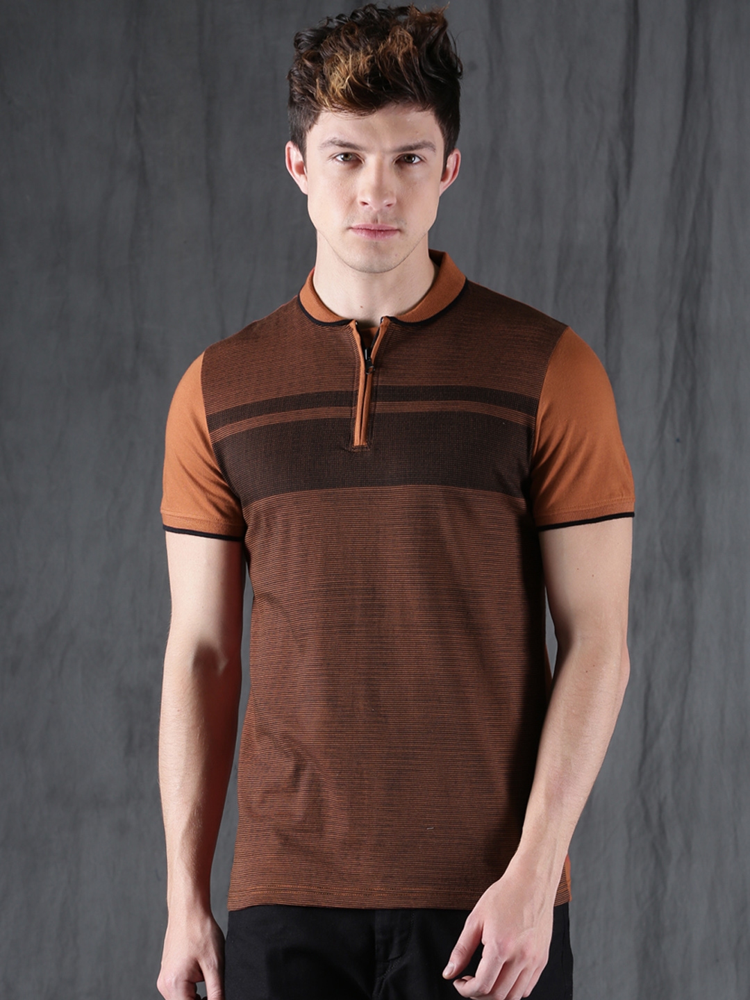 wrogn collar t shirts