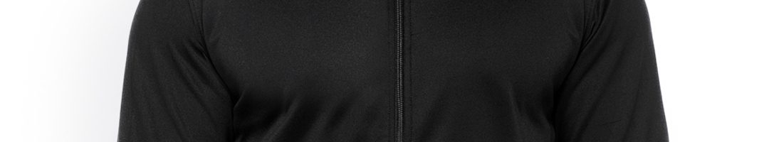 Buy Tinted Men Black Solid Sporty Jacket - Jackets for Men 2340158 | Myntra
