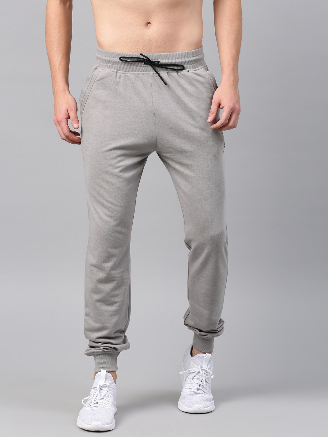 hrx grey track pants