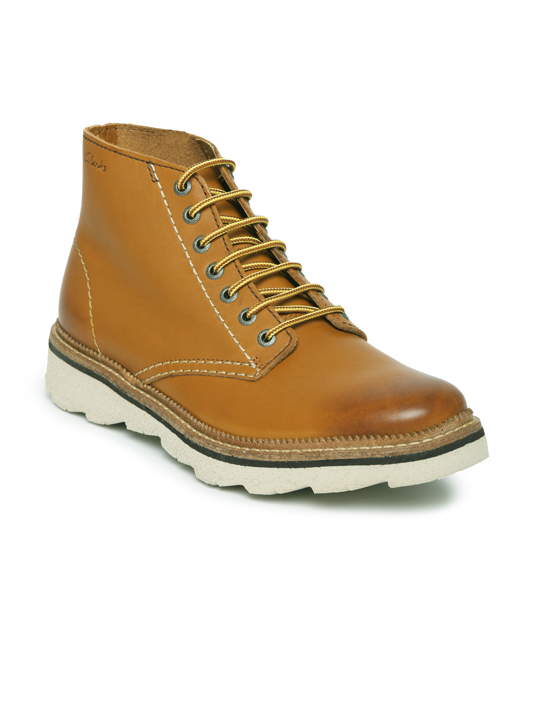 clarks brown casual shoes