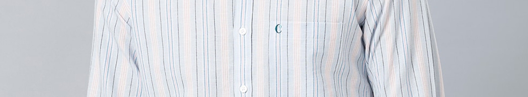Buy CAVALLO By Linen Club Striped Casual Shirt - Shirts for Men ...