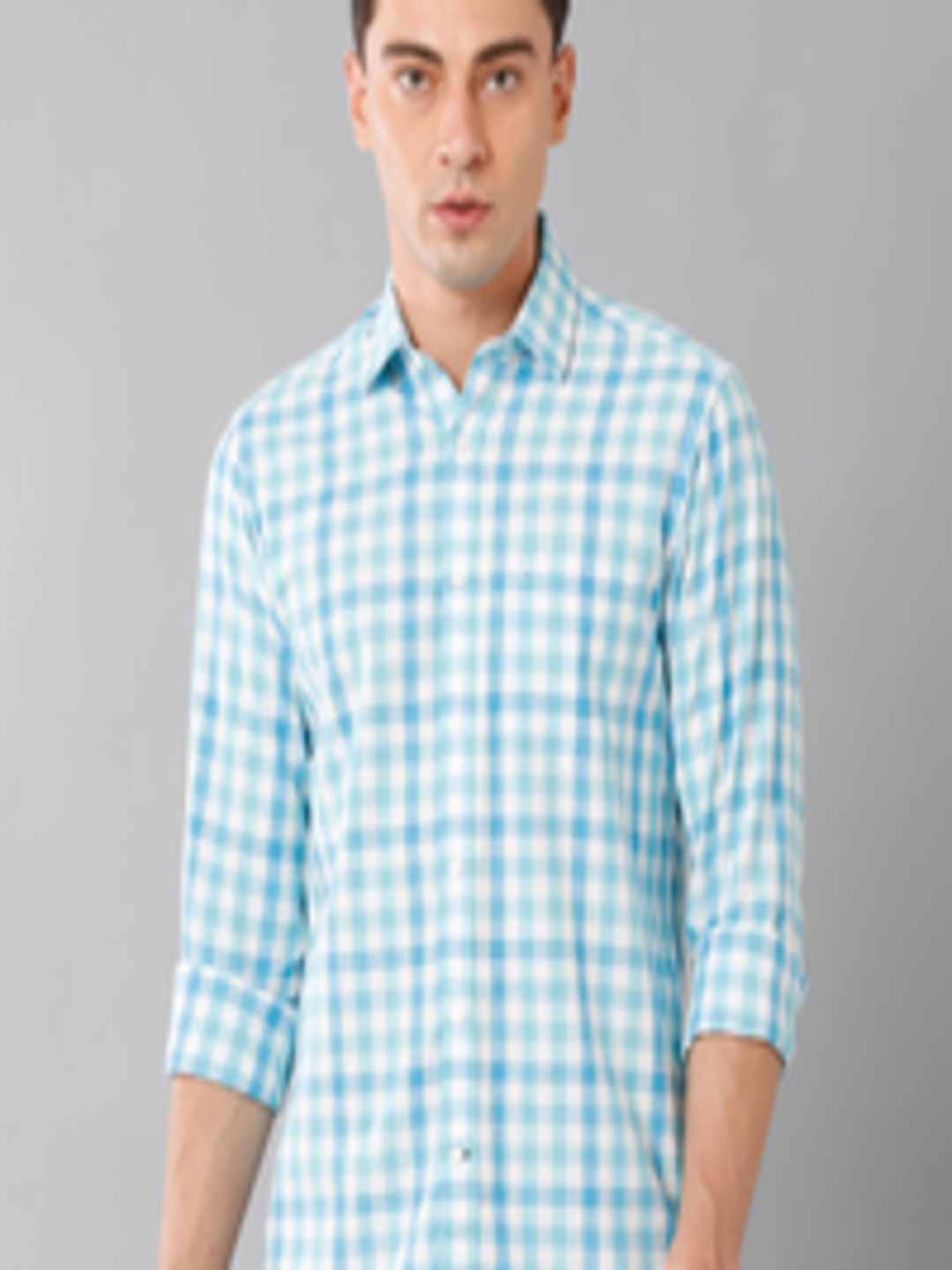 Buy CAVALLO By Linen Club Checked Casual Shirt - Shirts for Men ...